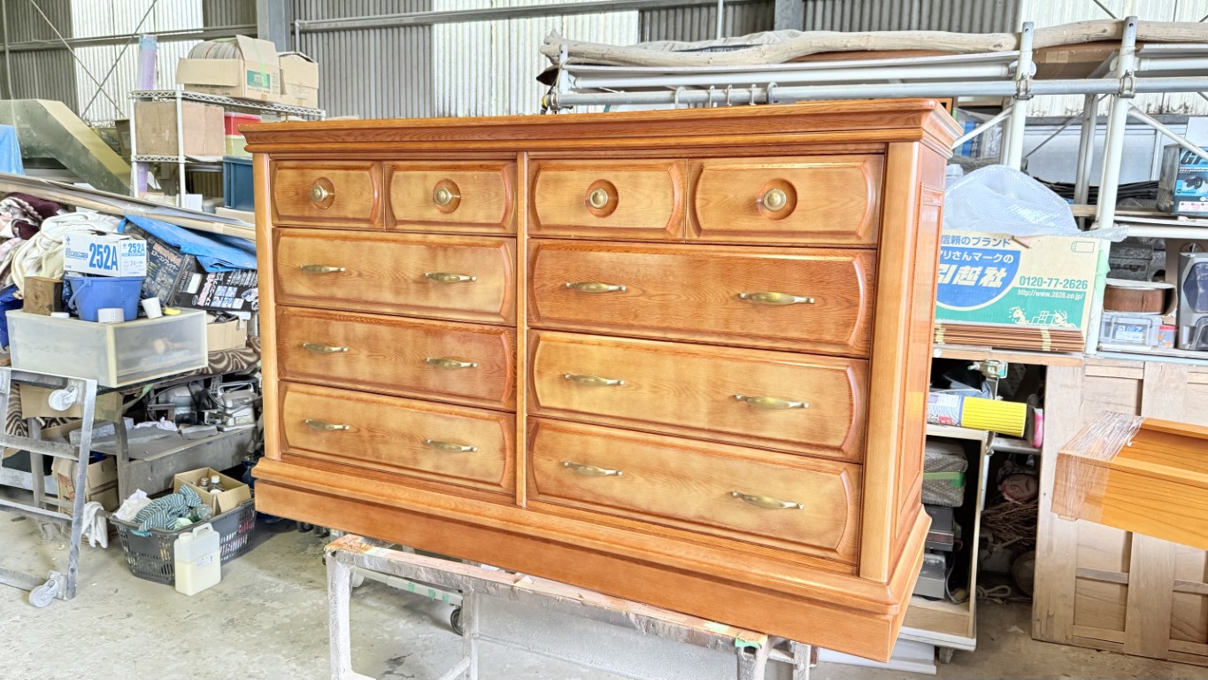 リメイク前の北海道産整理箪笥
