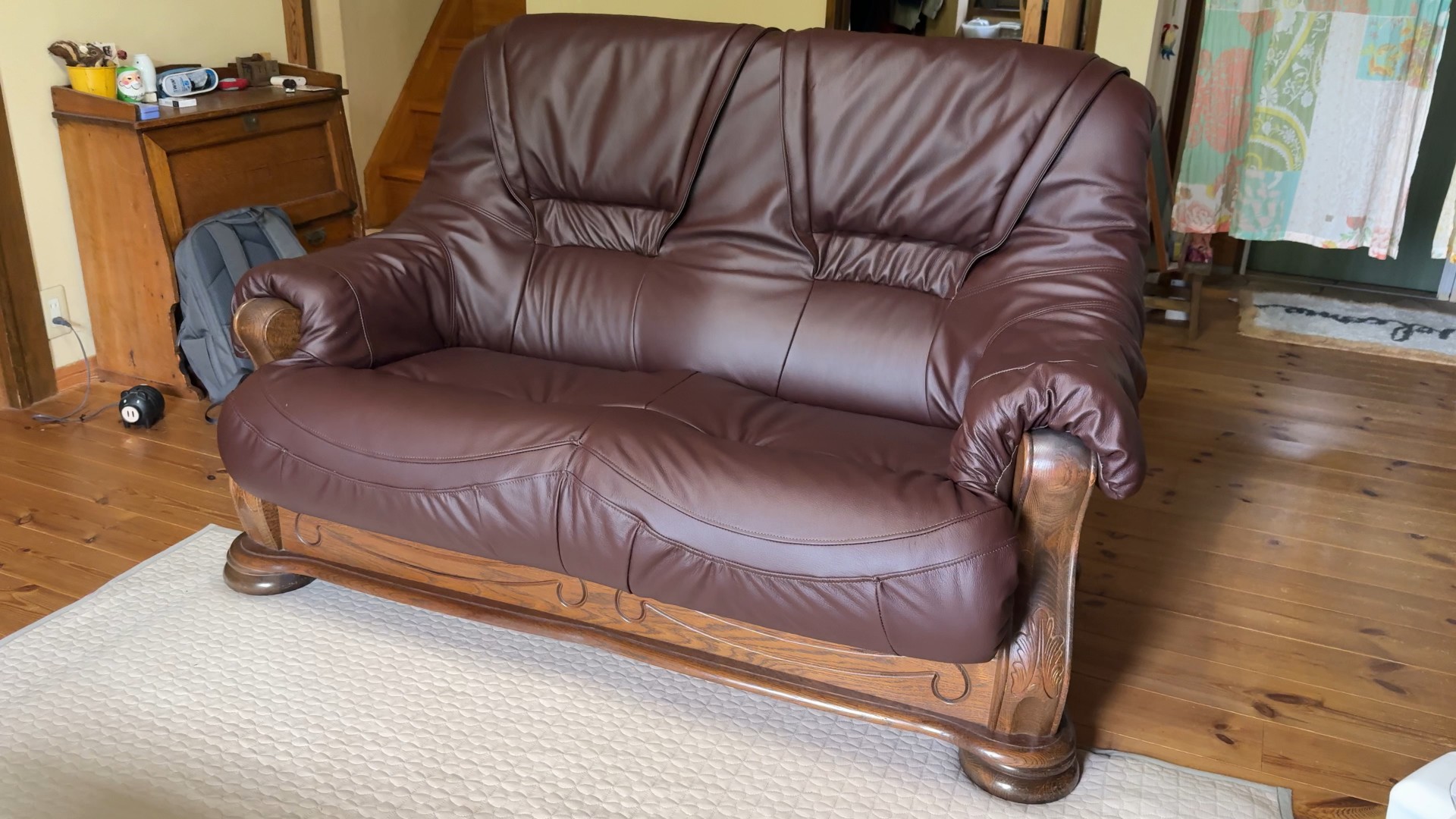 革張りソファー張替修理のビフォーアフター画像