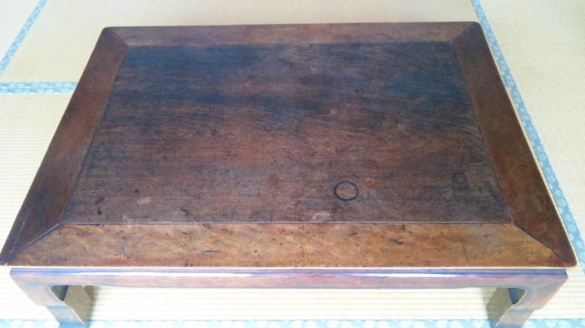 一枚板座卓修理の画像