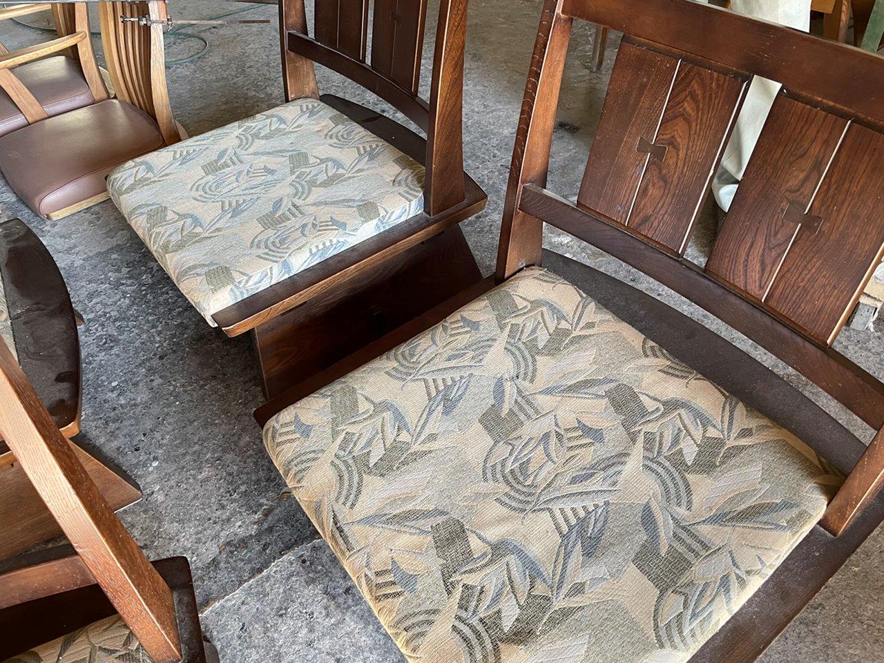 修理前のカリモク高座椅子