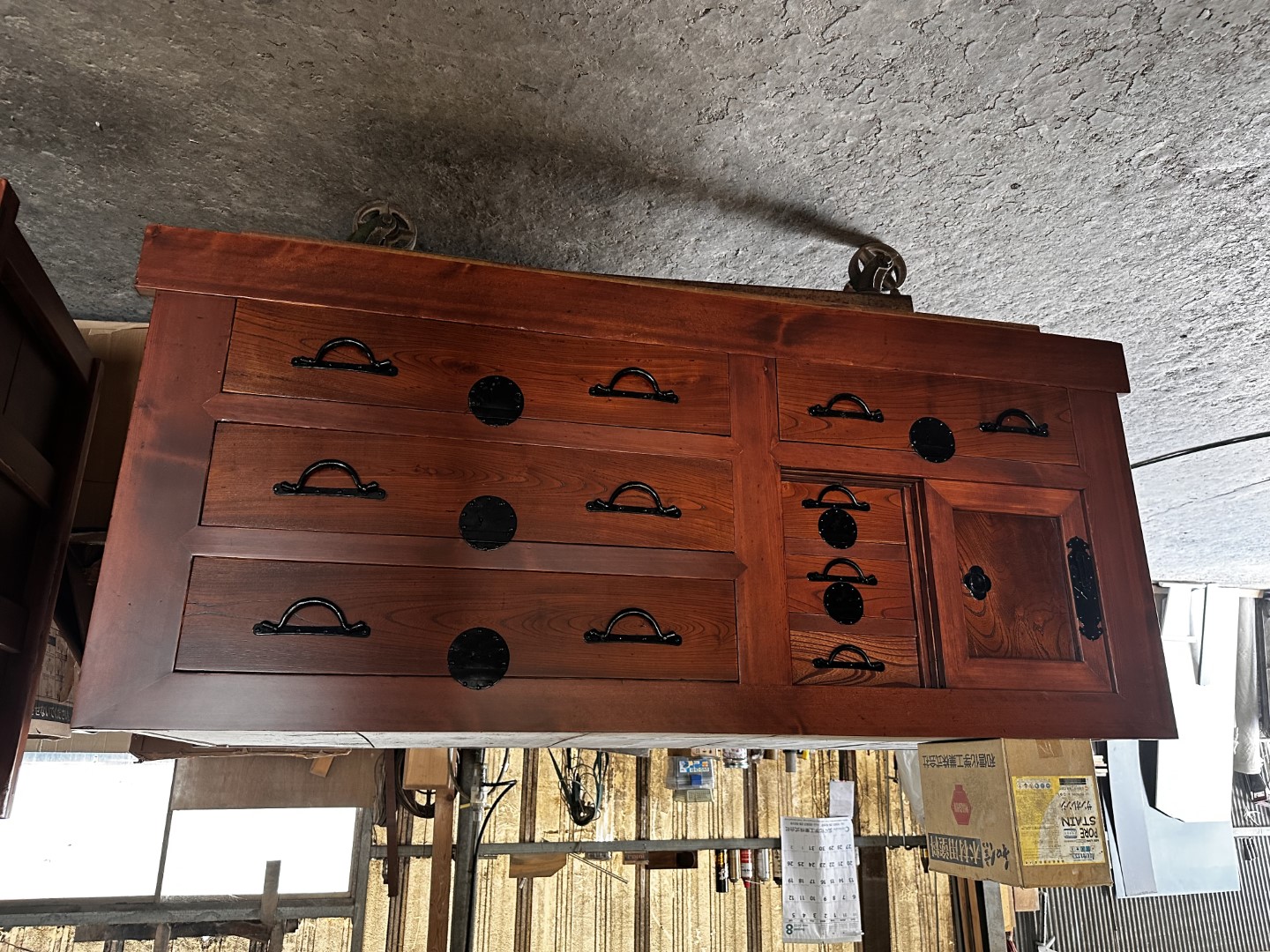 水屋箪笥 下段 再生後