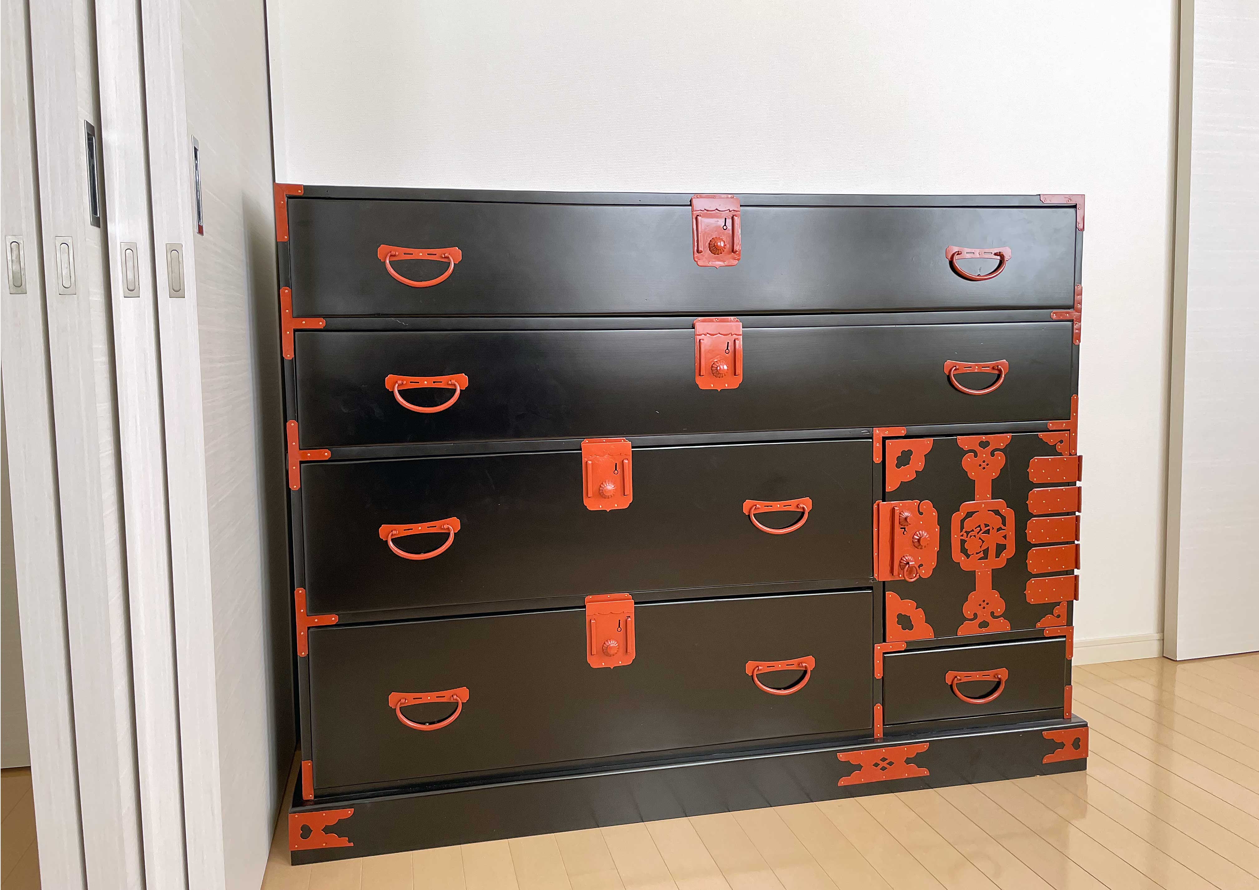 古い箪笥・時代箪笥修理のビフォーアフター画像